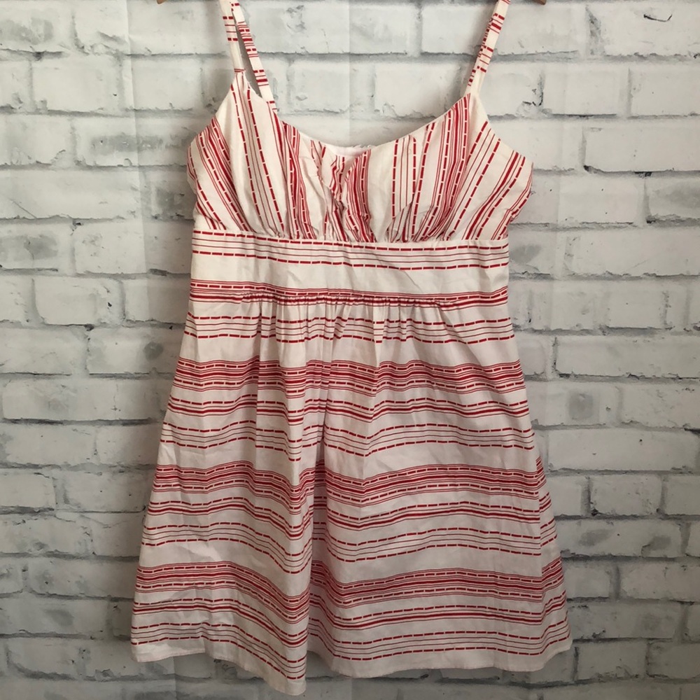 B Smart red & white striped dress ✨